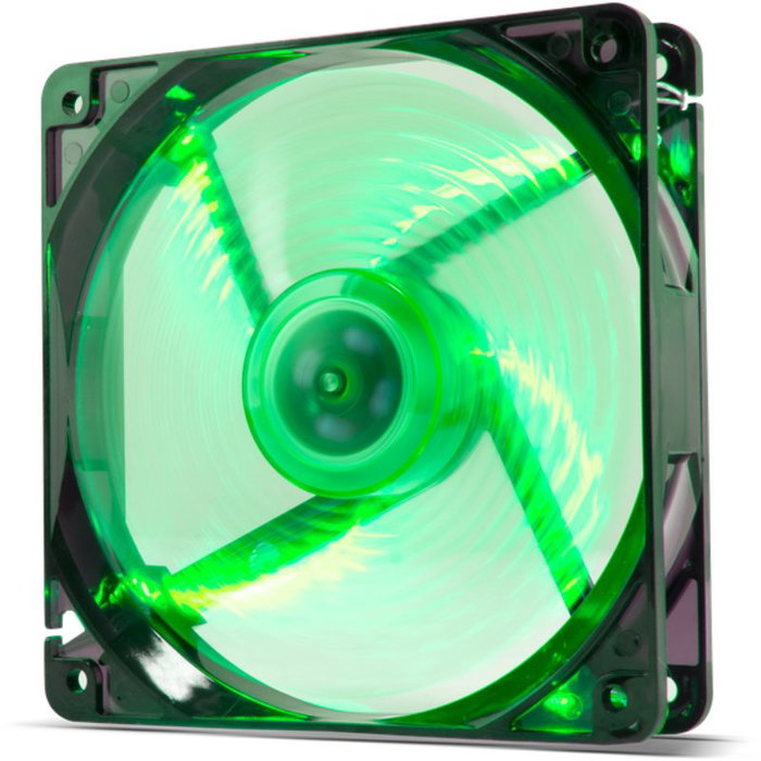 Nox Ventilador de Caja CoolFan 120x120mm con LED Verde, 19 dBA, para PC